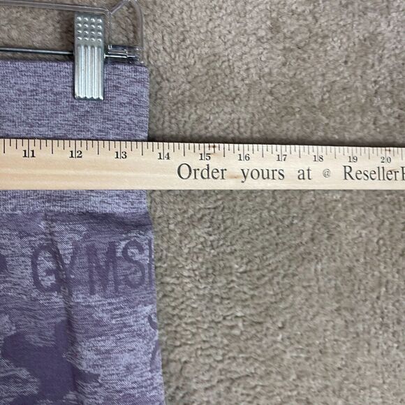 Gymshark Leggings Womens Small Lavender Camo Seamless High-Rise Workout Gym - Picture 5 of 11